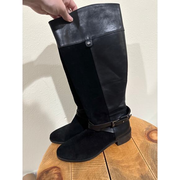 NWOT Vince Camuto Jaran Riding Boots Black size 11 - Picture 3 of 7